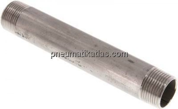 Rohrdoppelnippel R 3/4"-150mm, 1.4571