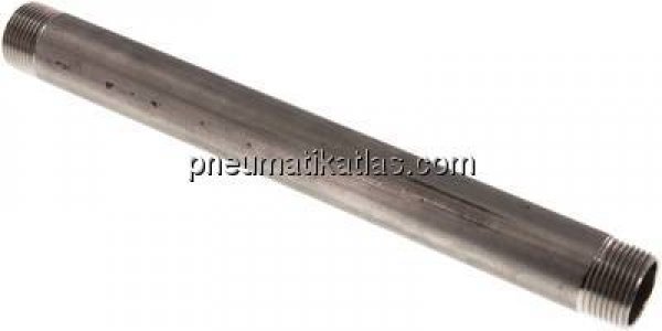 Rohrdoppelnippel R 3/4"-250mm, 1.4571