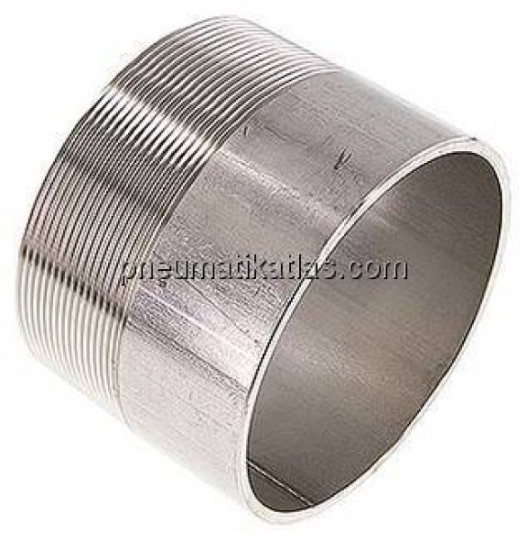 Anschweißnippel R 4"-80mm-114,3mm, 1.4571