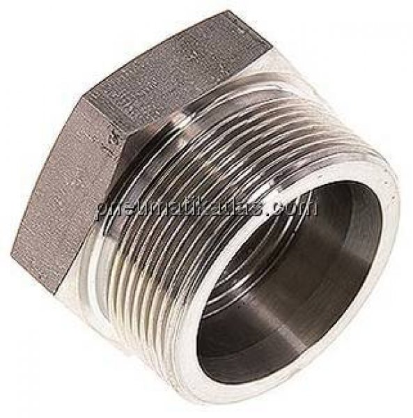 Verschlussverschraubung für Rohre 38 S (M52x2), 1.4571