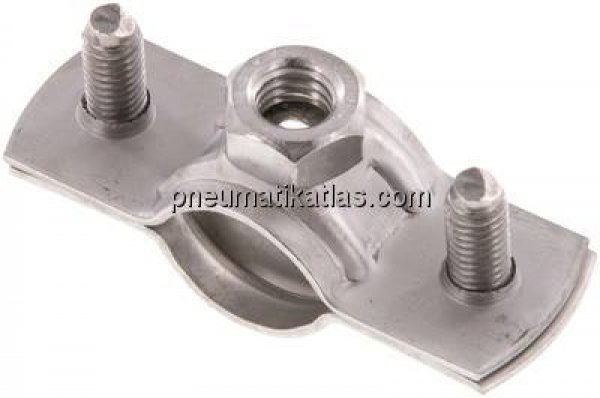 Rohrschelle, 15 - 19mm, 1.4404, ohne Einlage