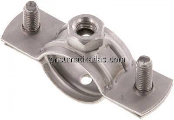 Rohrschelle, 25 - 28mm, 1.4404, ohne Einlage