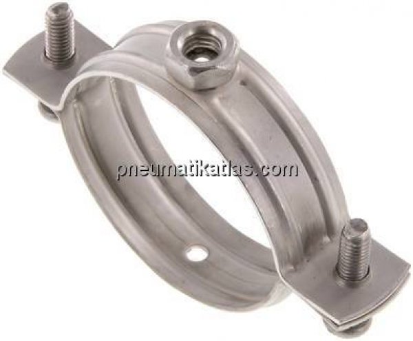 Rohrschelle, 54 - 60mm, 1.4404, ohne Einlage