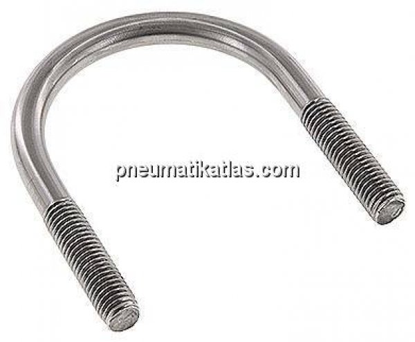 Rundstahlbügel, M 10, 60,3mm, 1.4301