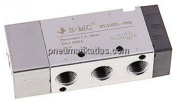5/2-Wege Pneumatikventil, Federrückstellung, G 1/4" (Pilot G 1/8")