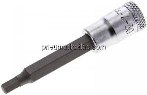 Gedore Schraubendrehereinsätze (60 mm lang) nach DIN 7422, Stift brüniert