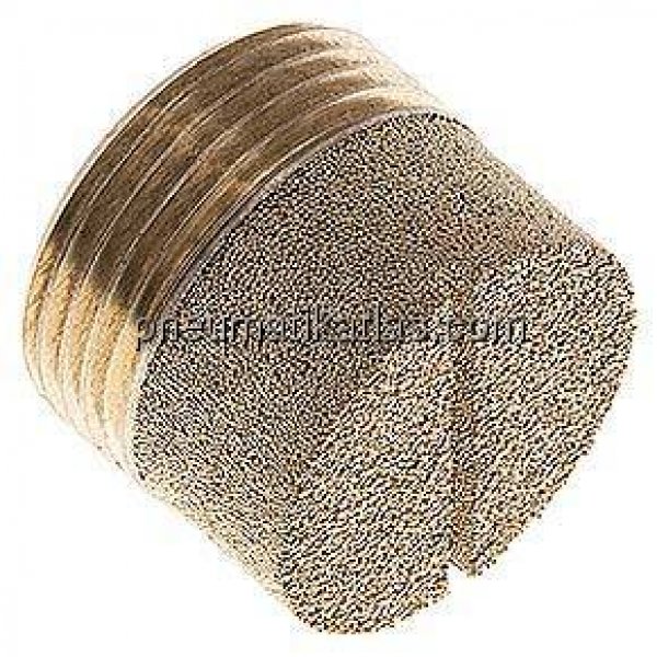 Schalldämpfer G 3/4", Sinterbronze, zylinderförmig