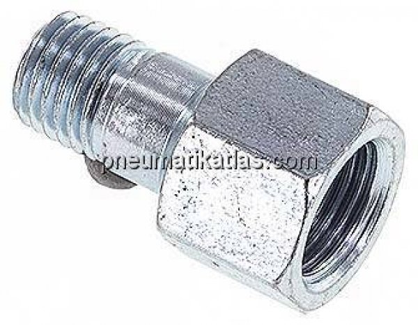 Schmiernippel-Adapter M 8x1 (konisch) AG - Rp 1/8" IG
