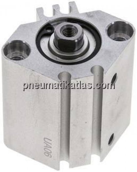 Kompaktzylinder, doppeltwirkend, Kolben 20mm, Hub 15mm