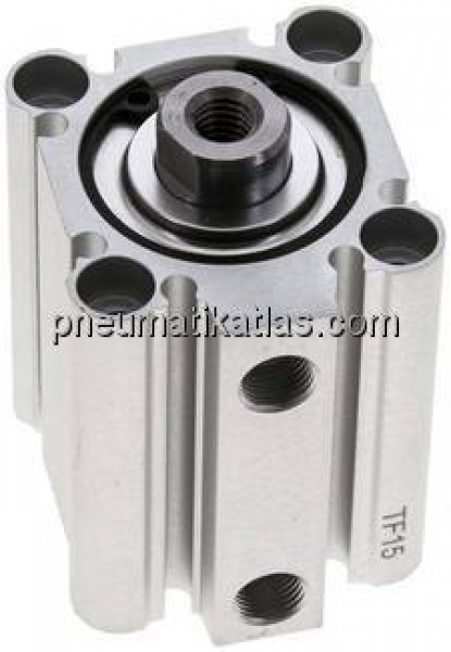 Kompaktzylinder, doppeltwirkend, Kolben 32mm, Hub 25mm