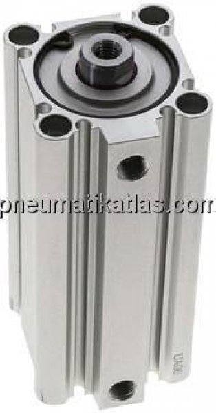 Kompaktzylinder, doppeltwirkend, Kolben 40mm, Hub 80mm