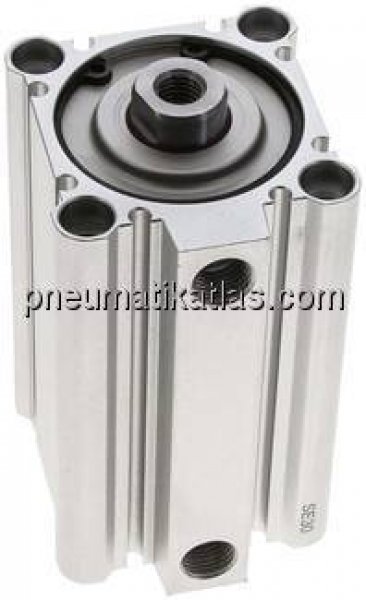 Kompaktzylinder, doppeltwirkend, Kolben 50mm, Hub 70mm