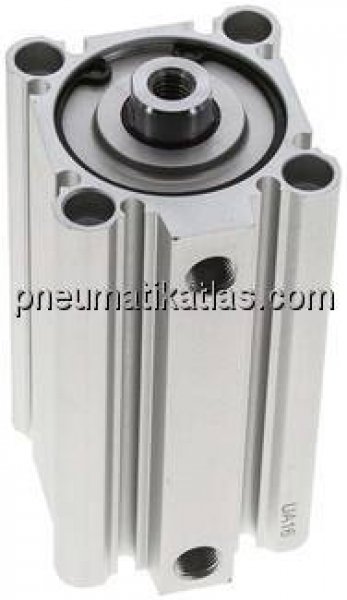 Kompaktzylinder, doppeltwirkend, Kolben 40mm, Hub 60mm