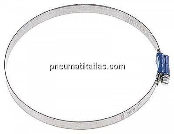 12mm Schlauchschelle 130 - 150mm, Stahl verzinkt (W1) (ABA)