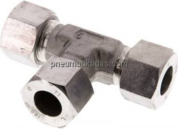 T-Schneidringverschraubung 16 S (M24x1,5), 1.4571