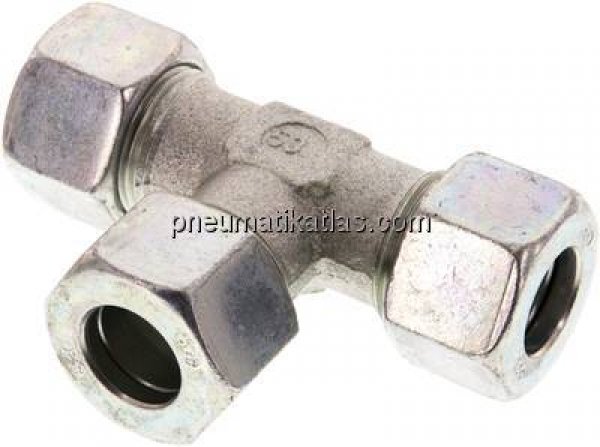 T-Schneidringverschraubung 20 S (M30x2), Stahl verzinkt