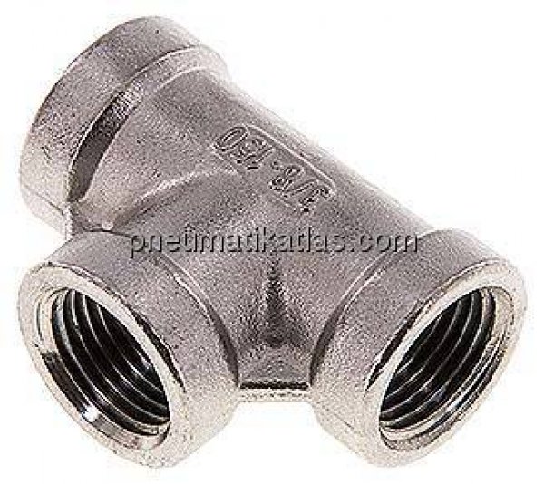 T-Stück NPT 3/8" (IG), 1.4408