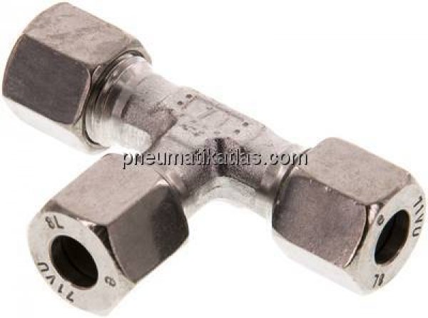 T-Schneidringverschraubung 8 L (M14x1,5), 1.4571