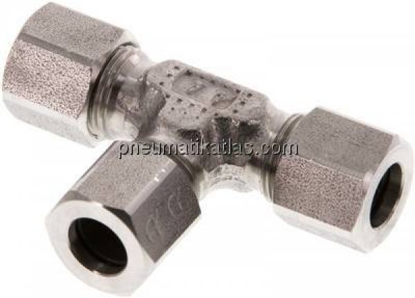 T-Schneidringverschraubung 8 LL (M12x1), 1.4571