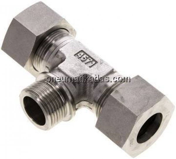 T-Schneidringverschraubung G 1"-25 S (M36x2), 1.4571