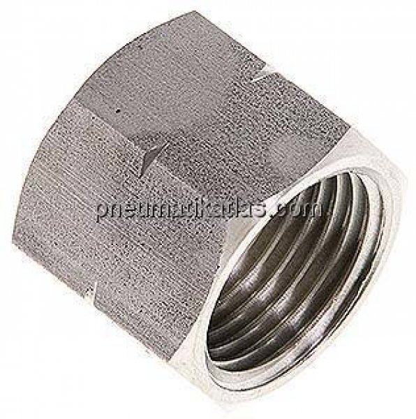 Überwurfmutter 1.4571, G 1/2" LH, 6 / 9 / 13 mm