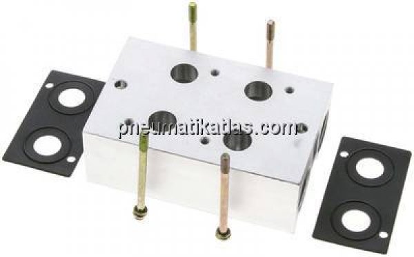 Mehrfachanschlussplatte (2-fach) für 3/2-Wege Ventile