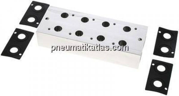Mehrfachanschlussplatte (4-fach) für 3/2-Wege Ventile