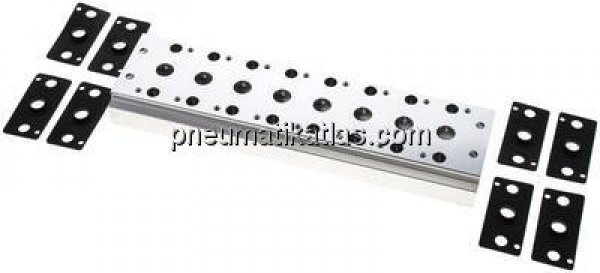 Mehrfachanschlussplatte (8-fach) für 5/2-Wege & 5/3-Wege Ventile