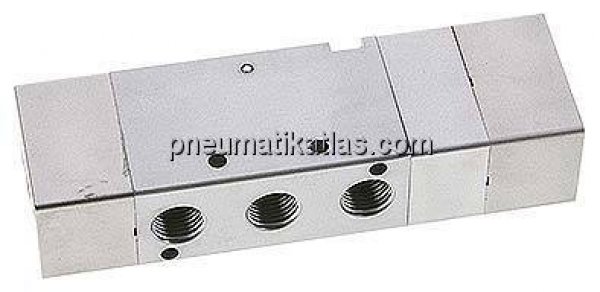 5/3-Wege Pneumatikventil, Mittelstellung entlüftet, G 1/4" (Pilot G 1/8")