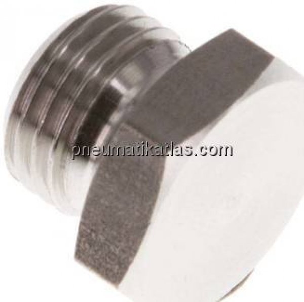 Verschlussstopfen Außenskt. G 1/4", V4A