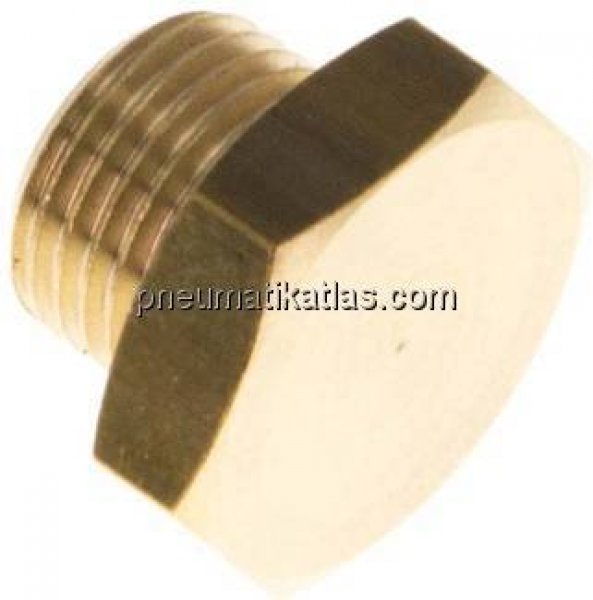 Verschlussstopfen Außenskt. G 1/8", Messing