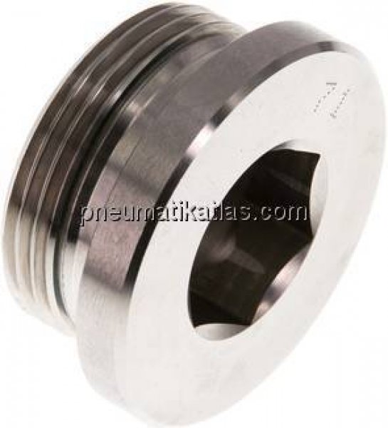 HD-Verschlussstopfen Innenskt. G 1-1/4", 1.4571