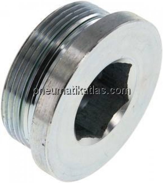 HD-Verschlussstopfen Innenskt. M 48x2, Stahl verzinkt