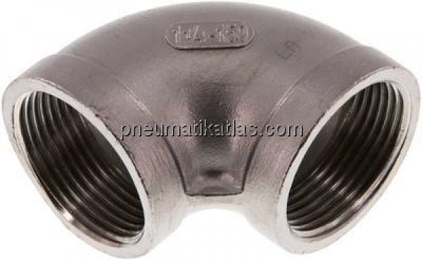 90°-Winkel Rp 1-1/4"-Rp 1-1/4", 1.4408