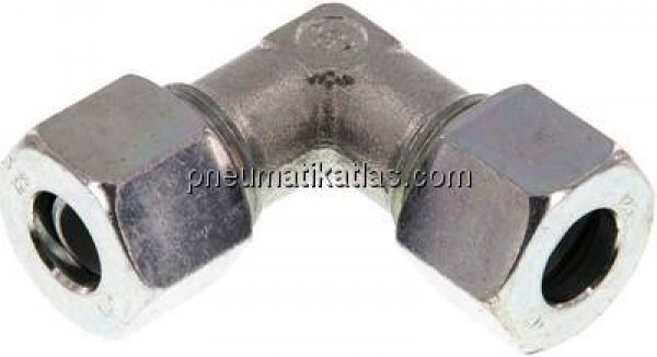 Winkel-Schneidringverschraubung 12 S (M20x1,5), Stahl verzinkt