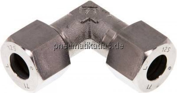 Winkel-Schneidringverschraubung 12 S (M20x1,5), 1.4571