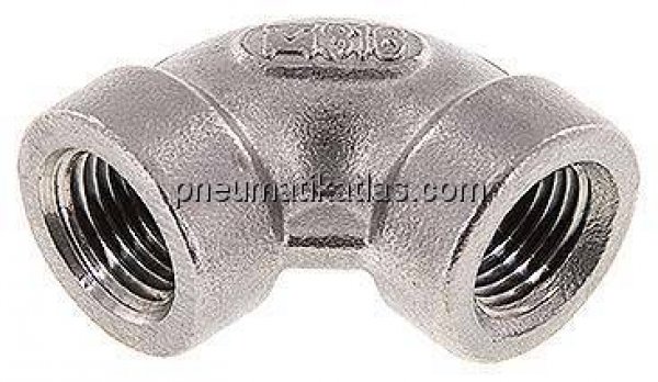 90°-Winkel NPT 1/8"-NPT 1/8", 1.4408