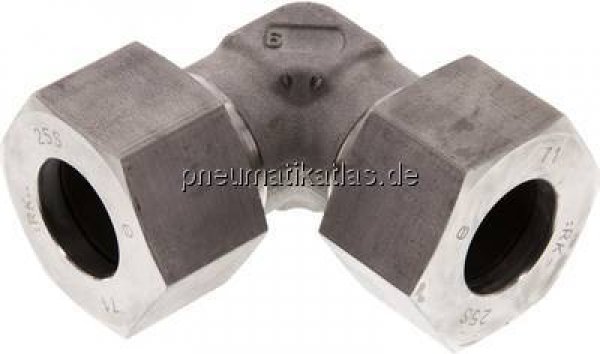 Winkel-Schneidringverschraubung 25 S (M36x2), 1.4571