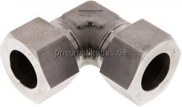 Winkel-Schneidringverschraubung 30 S (M42x2), 1.4571