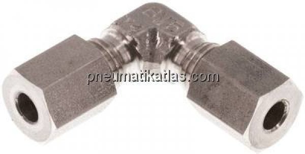 Winkel-Schneidringverschraubung 4 LL (M8x1), 1.4571