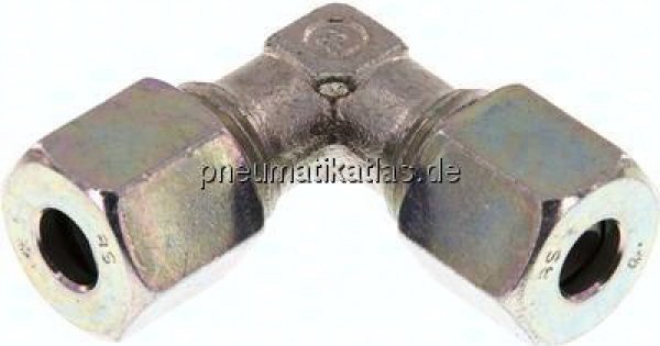 Winkel-Schneidringverschraubung 8 S (M16x1,5), Stahl verzinkt