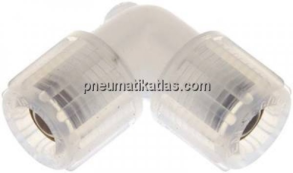 Winkel-Verschraubung 8x6mm, PFA