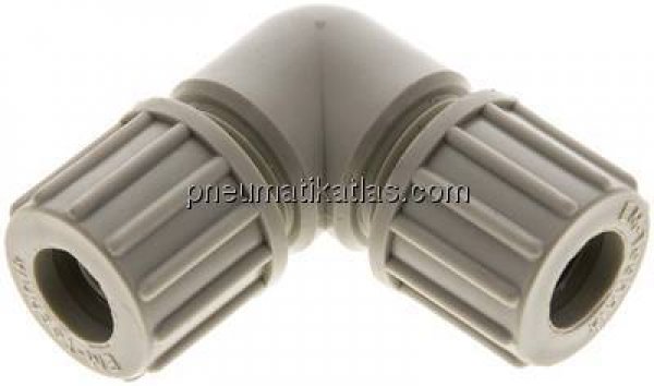 Winkel-Verschraubung 10x8mm, Polypropylen