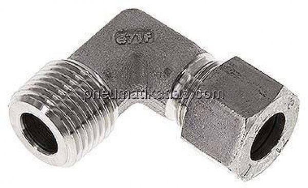 Winkel-Schneidringverschraub. R 1/2"-12 L (M18x1,5), 1.4571