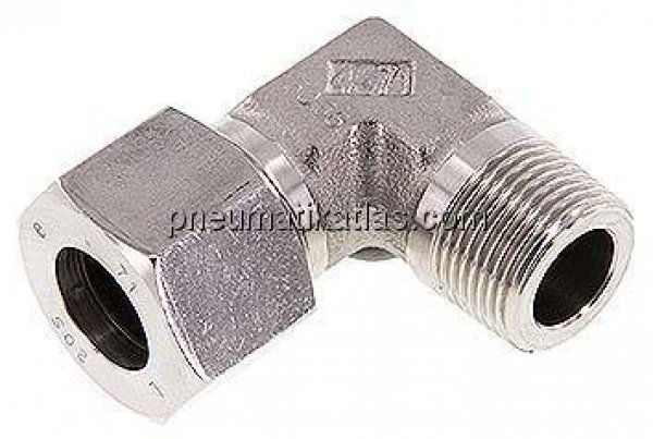 Winkel-Schneidringverschraub. G 3/4"-20 S (M30x2), 1.4571