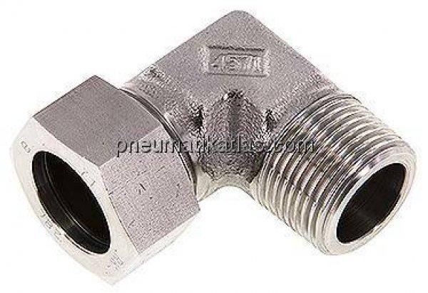 Winkel-Schneidringverschraub. G 1"-28 L (M36x2), 1.4571