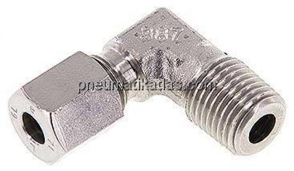 Winkel-Schneidringverschraub. R 1/4"-6 L (M12x1,5), 1.4571