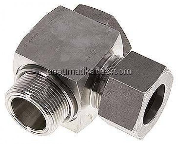 Winkel-Schwenkverschraubung G 1-1/4"-30 S (M42x2), 1.4571