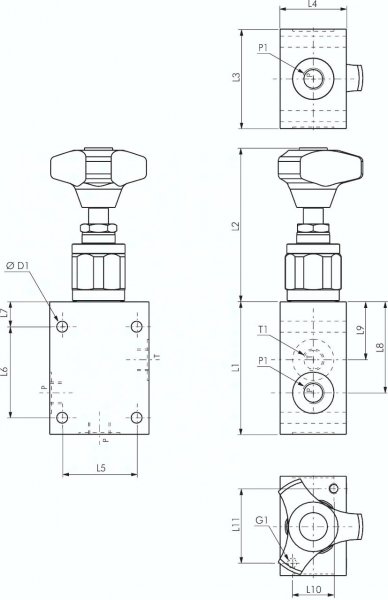 Bosch-Rexroth Druckbegrenzungsventil G 1/2",400 bar/120 l/min