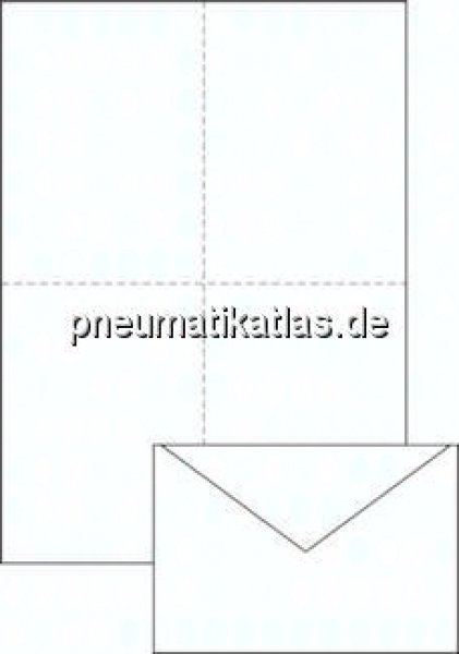 Briefumschlag DIN C6 (114 x 162) Selbstklebung